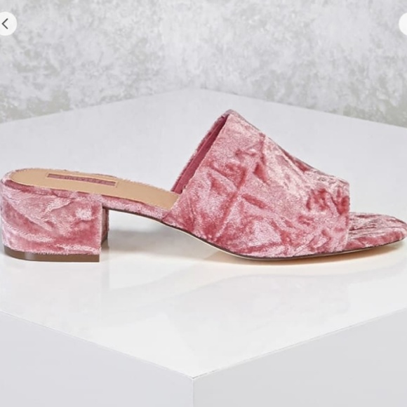 Pink Velvet Sandal - Picture 2 of 5